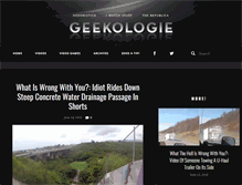 Tablet Screenshot of geekologie.com